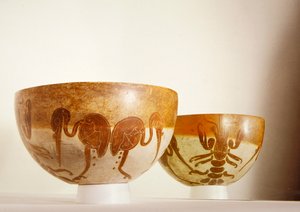 Bol avec motifs aquatiques, Vera Cruz - Pre Columbian Pre Columbian